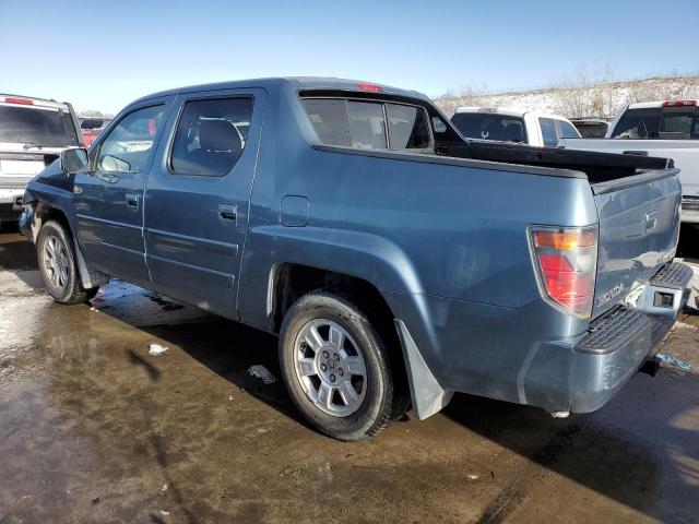 2HJYK16548H522087 - 2008 HONDA RIDGELINE RTL BLUE photo 2