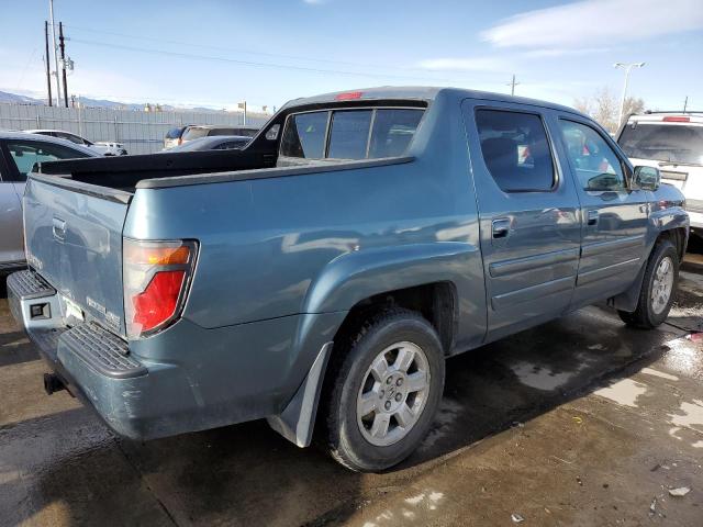 2HJYK16548H522087 - 2008 HONDA RIDGELINE RTL BLUE photo 3