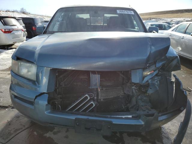 2HJYK16548H522087 - 2008 HONDA RIDGELINE RTL BLUE photo 5