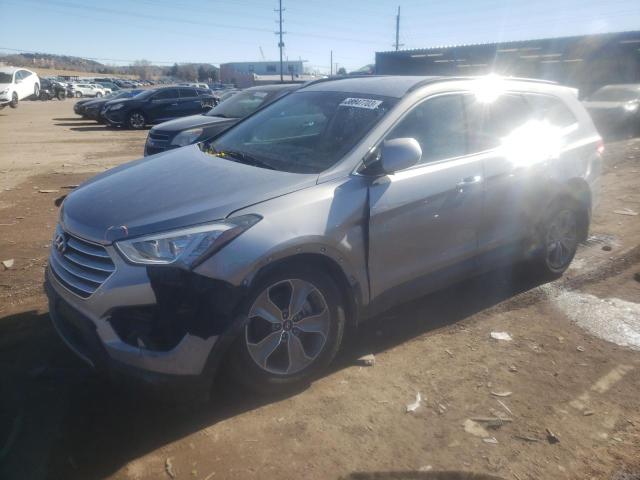 KM8SMDHF0GU155742 - 2016 HYUNDAI SANTA FE SE SILVER photo 1