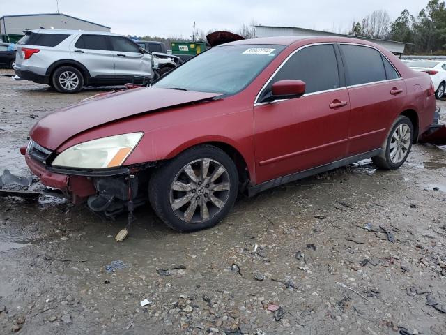 1HGCM66427A042920 - 2007 HONDA ACCORD SE RED photo 1