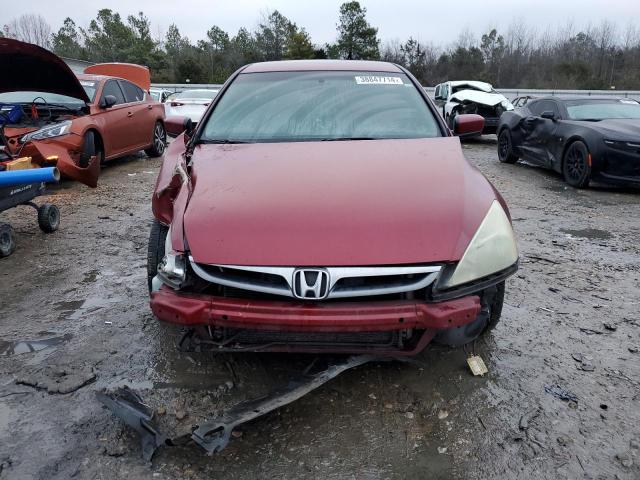 1HGCM66427A042920 - 2007 HONDA ACCORD SE RED photo 5