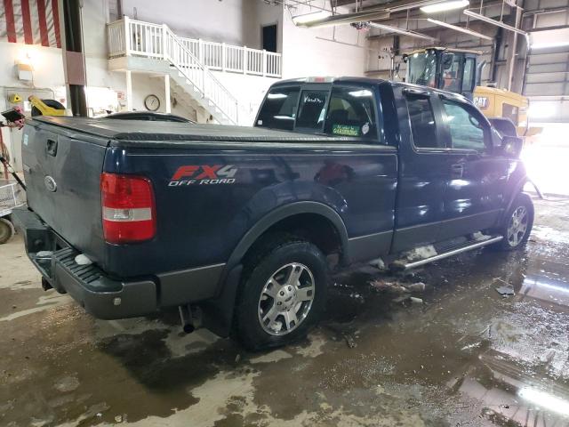 1FTPX14525NA56618 - 2005 FORD F150 BLUE photo 3