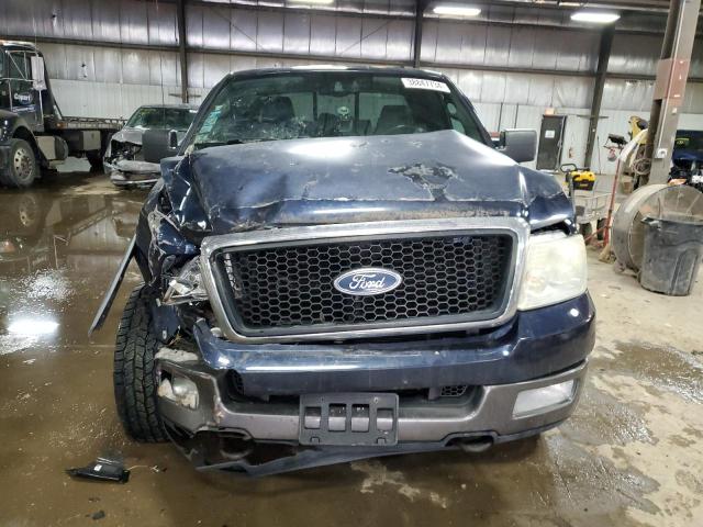 1FTPX14525NA56618 - 2005 FORD F150 BLUE photo 5