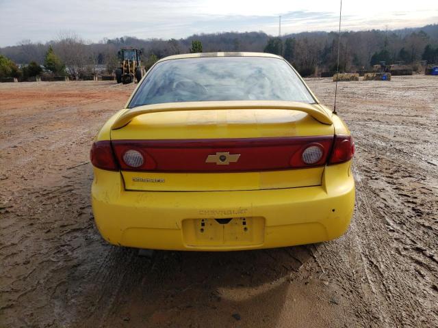 1G1JC12F057123405 - 2005 CHEVROLET CAVALIER YELLOW photo 6