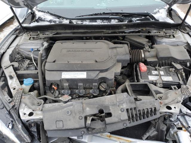 1HGCR3F81GA033581 - 2016 HONDA ACCORD EXL GRAY photo 11