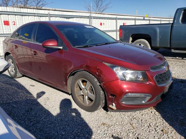 1G1PC5SB8F7118307 - 2015 CHEVROLET CRUZE LT MAROON photo 4