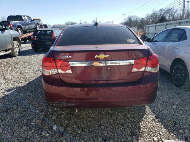 1G1PC5SB8F7118307 - 2015 CHEVROLET CRUZE LT MAROON photo 6