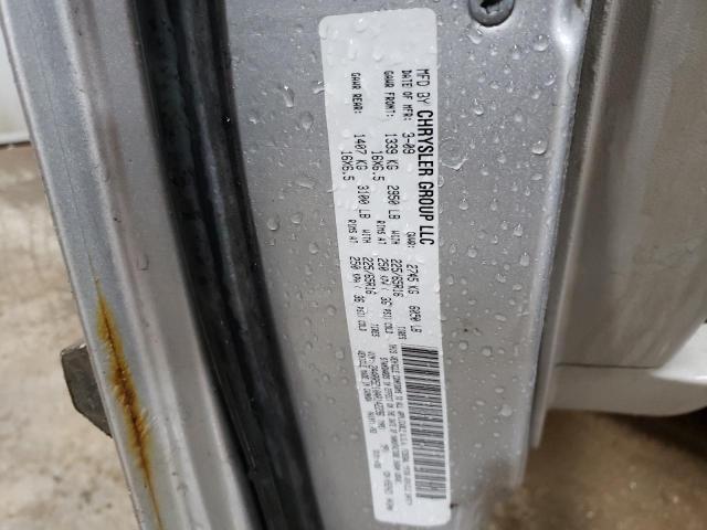 2A4RR5D10AR142296 - 2010 CHRYSLER TOWN & COU TOURING SILVER photo 13