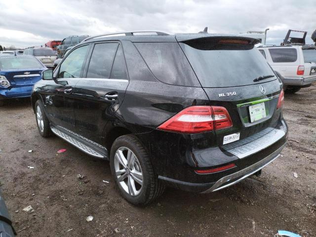 4JGDA5HB5CA046242 - 2012 MERCEDES-BENZ ML 350 4MATIC BLACK photo 3