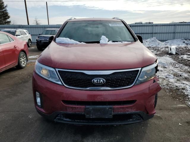 5XYKTDA69EG549594 - 2014 KIA SORENTO LX RED photo 5