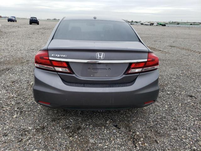 19XFB2F97FE011261 - 2015 HONDA CIVIC EXL GRAY photo 6