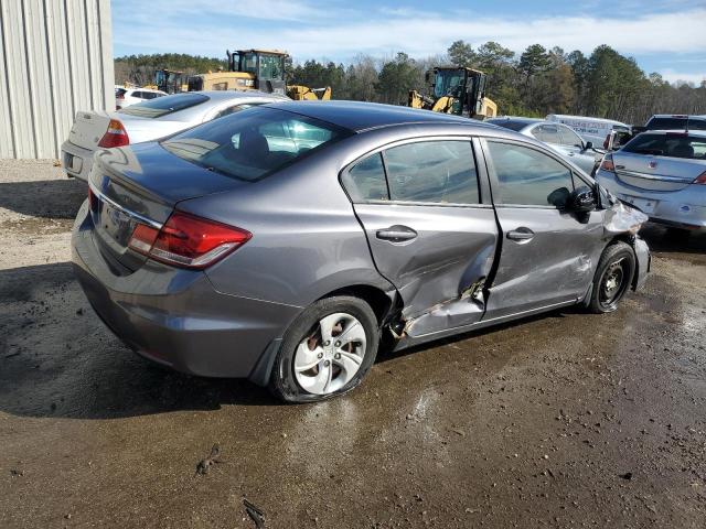 2HGFB2F57FH559599 - 2015 HONDA CIVIC LX GRAY photo 3