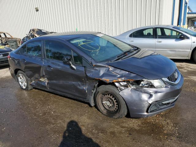 2HGFB2F57FH559599 - 2015 HONDA CIVIC LX GRAY photo 4