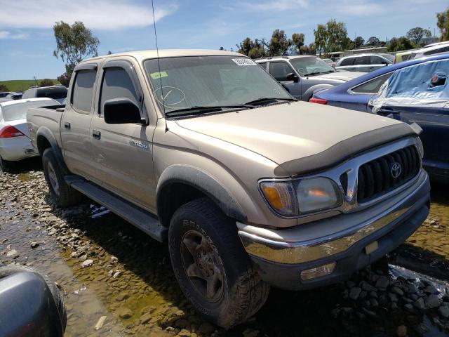 5TEGN92N24Z390523 - 2004 TOYOTA TACOMA DOUBLE CAB PRERUNNER GOLD photo 4