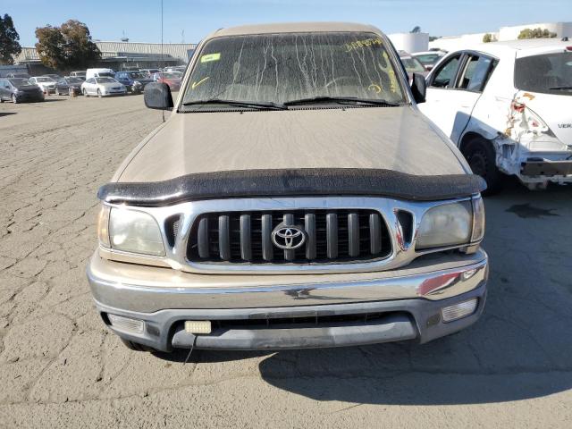 5TEGN92N24Z390523 - 2004 TOYOTA TACOMA DOUBLE CAB PRERUNNER GOLD photo 5