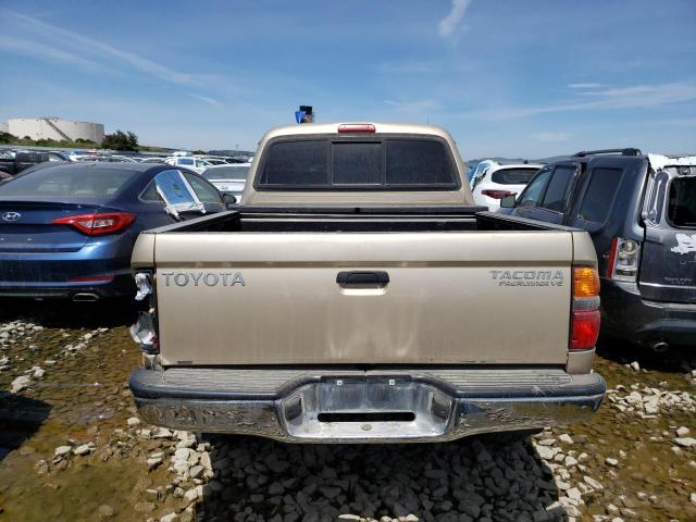 5TEGN92N24Z390523 - 2004 TOYOTA TACOMA DOUBLE CAB PRERUNNER GOLD photo 6