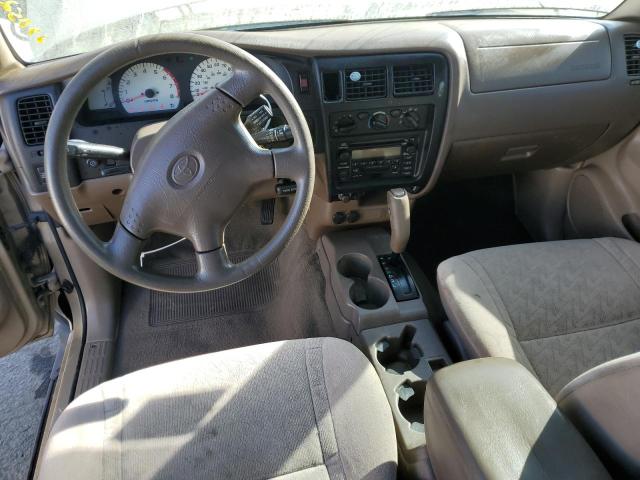 5TEGN92N24Z390523 - 2004 TOYOTA TACOMA DOUBLE CAB PRERUNNER GOLD photo 8