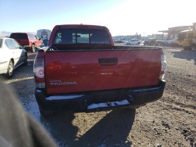 5TEUX42N39Z635269 - 2009 TOYOTA TACOMA ACCESS CAB წითელი ფოტო 6