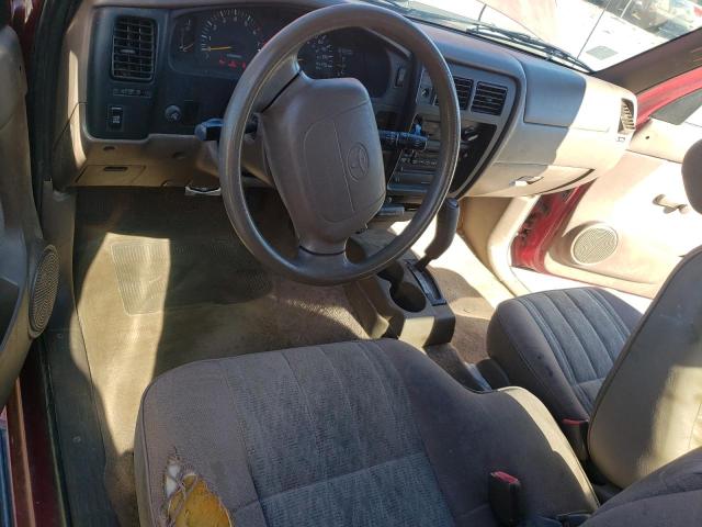 4TASM92N6WZ144713 - 1998 TOYOTA TACOMA XTRACAB PRERUNNER წითელი ფოტო 8