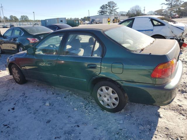 2HGEJ6616XH558285 - 1999 HONDA CIVIC BASE GREEN photo 2