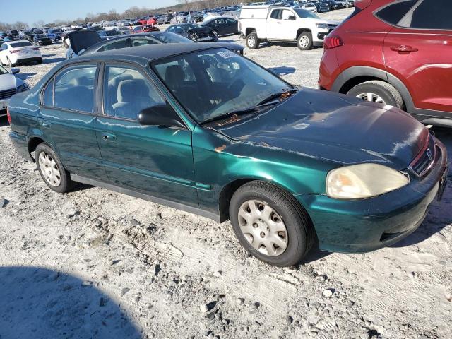 2HGEJ6616XH558285 - 1999 HONDA CIVIC BASE GREEN photo 4