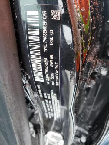 ZARFAEDN2J7589268 - 2018 ALFA ROMEO GIULIA Q4 შავი ფოტო 12