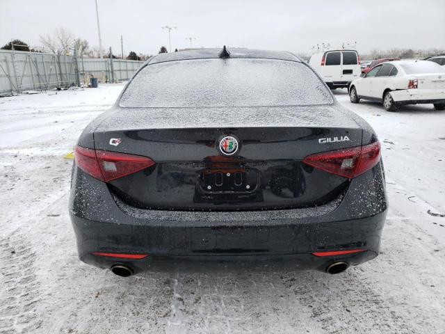 ZARFAEDN2J7589268 - 2018 ALFA ROMEO GIULIA Q4 შავი ფოტო 6