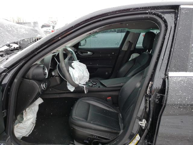 ZARFAEDN2J7589268 - 2018 ALFA ROMEO GIULIA Q4 შავი ფოტო 7