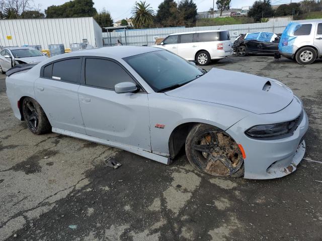 2C3CDXGJ7LH221513 - 2020 DODGE CHARGER SCAT PACK GRAY photo 4