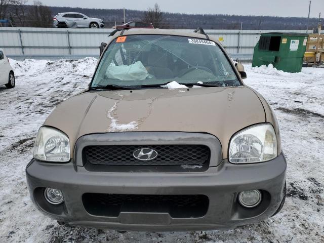 KM8SC73D14U701020 - 2004 HYUNDAI SANTA FE GLS GOLD photo 5