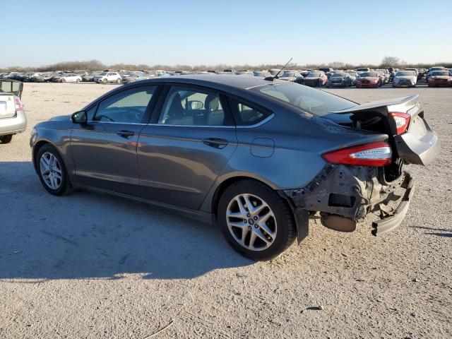 3FA6P0HD3ER163395 - 2014 FORD FUSION SE GRAY photo 2