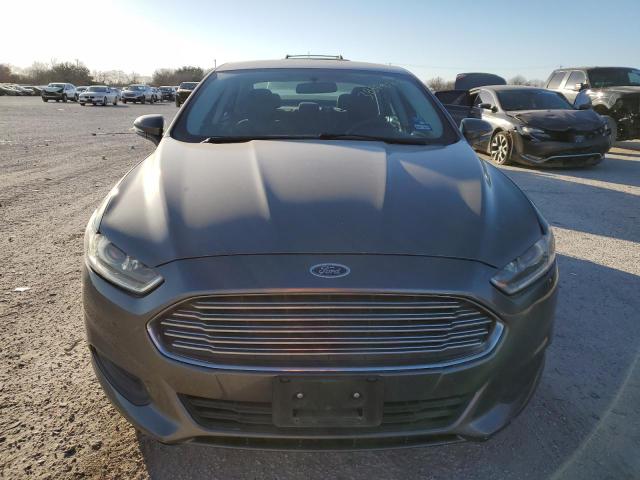 3FA6P0HD3ER163395 - 2014 FORD FUSION SE GRAY photo 5