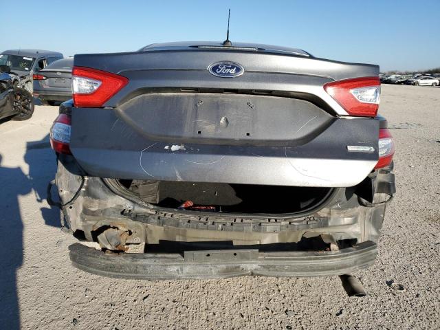 3FA6P0HD3ER163395 - 2014 FORD FUSION SE GRAY photo 6