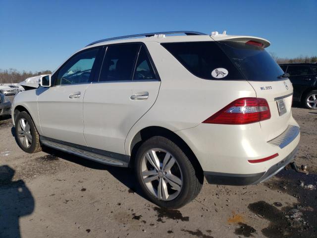 4JGDA5HB7FA516193 - 2015 MERCEDES-BENZ ML 350 4MATIC WHITE photo 2