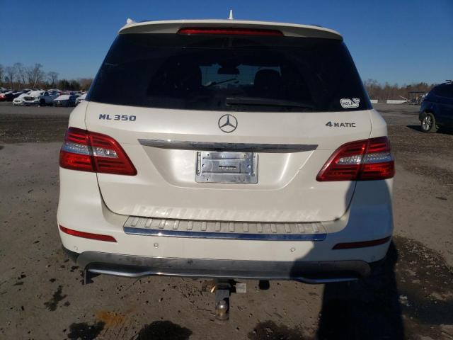 4JGDA5HB7FA516193 - 2015 MERCEDES-BENZ ML 350 4MATIC WHITE photo 6
