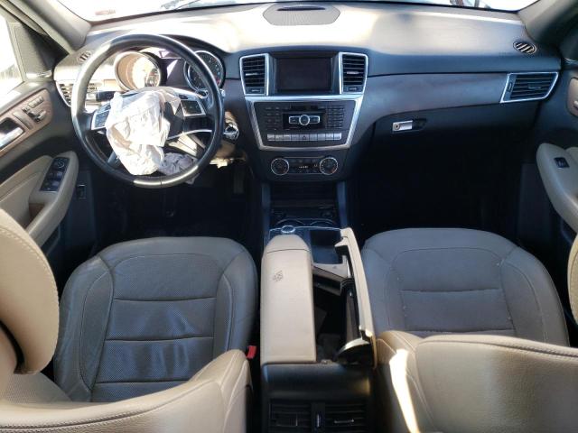 4JGDA5HB7FA516193 - 2015 MERCEDES-BENZ ML 350 4MATIC WHITE photo 8