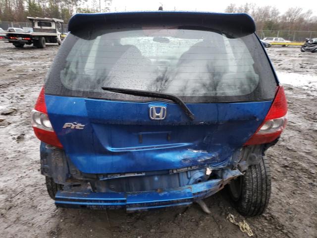 JHMGD386X7S015289 - 2007 HONDA FIT S 蓝色 照片 6