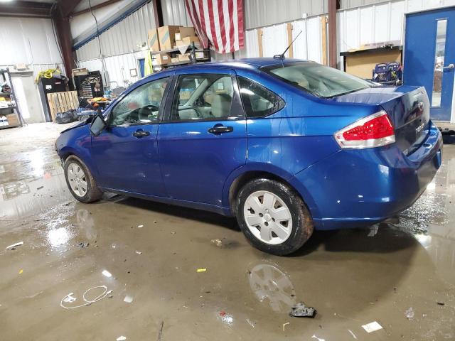 1FAHP34N28W155749 - 2008 FORD FOCUS S/SE BLUE photo 2