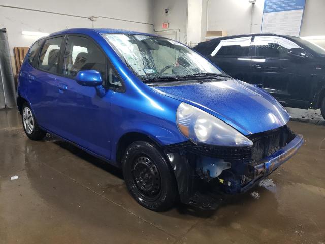 JHMGD38427S009386 - 2007 HONDA FIT BLUE photo 4