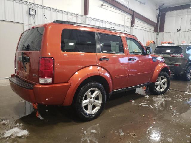 1D8GU28K37W732748 - 2007 DODGE NITRO SXT RED photo 3