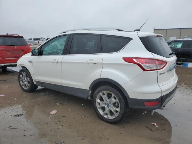 1FMCU0JX0EUE00097 - 2014 FORD ESCAPE TITANIUM WHITE photo 2