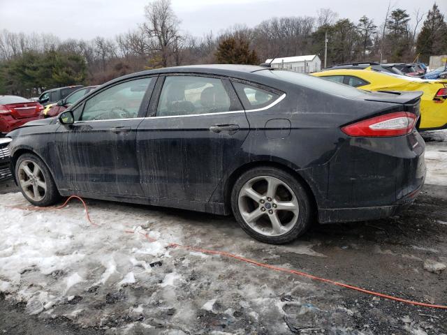 1FA6P0HD2E5352557 - 2014 FORD FUSION SE BLACK photo 2