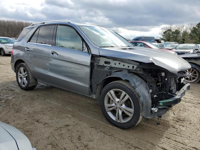 4JGDA5HB6EA343362 - 2014 MERCEDES-BENZ ML 350 4MATIC SILVER photo 4