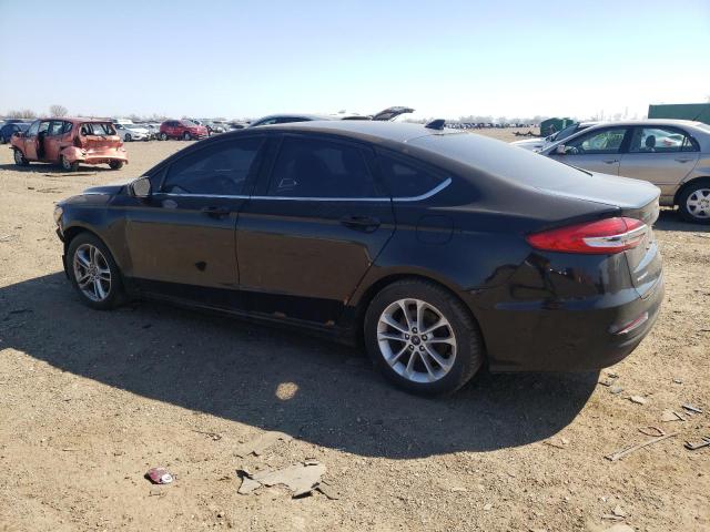 3FA6P0HD8LR251243 - 2020 FORD FUSION SE BLACK photo 2