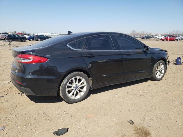 3FA6P0HD8LR251243 - 2020 FORD FUSION SE BLACK photo 3