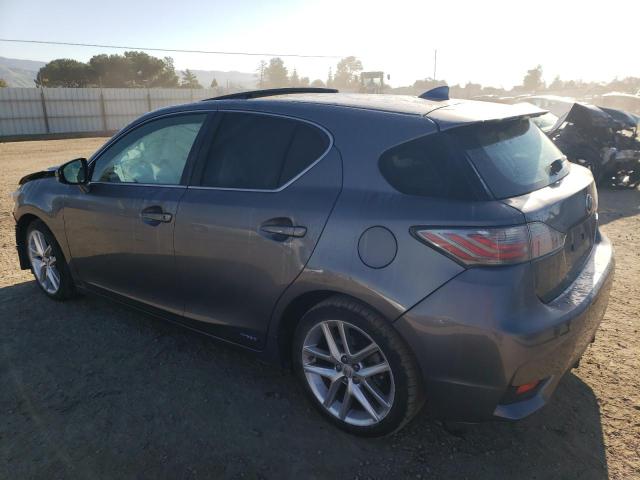 JTHKD5BH9F2249857 - 2015 LEXUS CT 200 GRAY photo 2