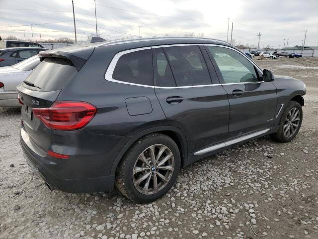 5UXTR9C50JLD66203 - 2018 BMW X3 XDRIVE30I GRAY photo 3