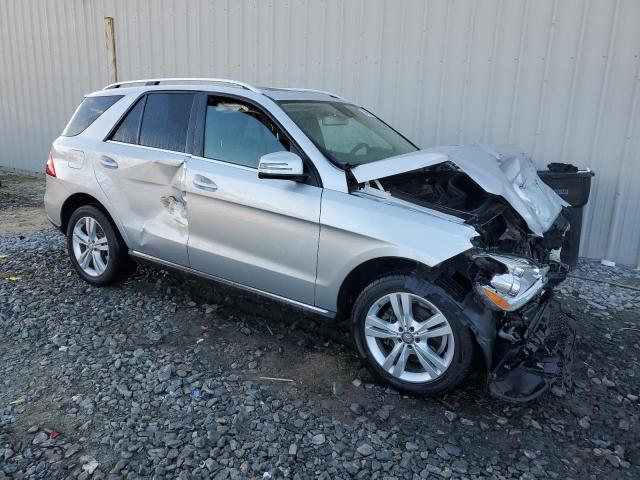 4JGDA5JB7EA336253 - 2014 MERCEDES-BENZ ML 350 SILVER photo 4