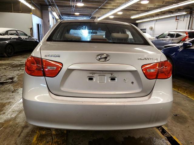 KMHDU46D29U807709 - 2009 HYUNDAI ELANTRA GLS SILVER photo 6